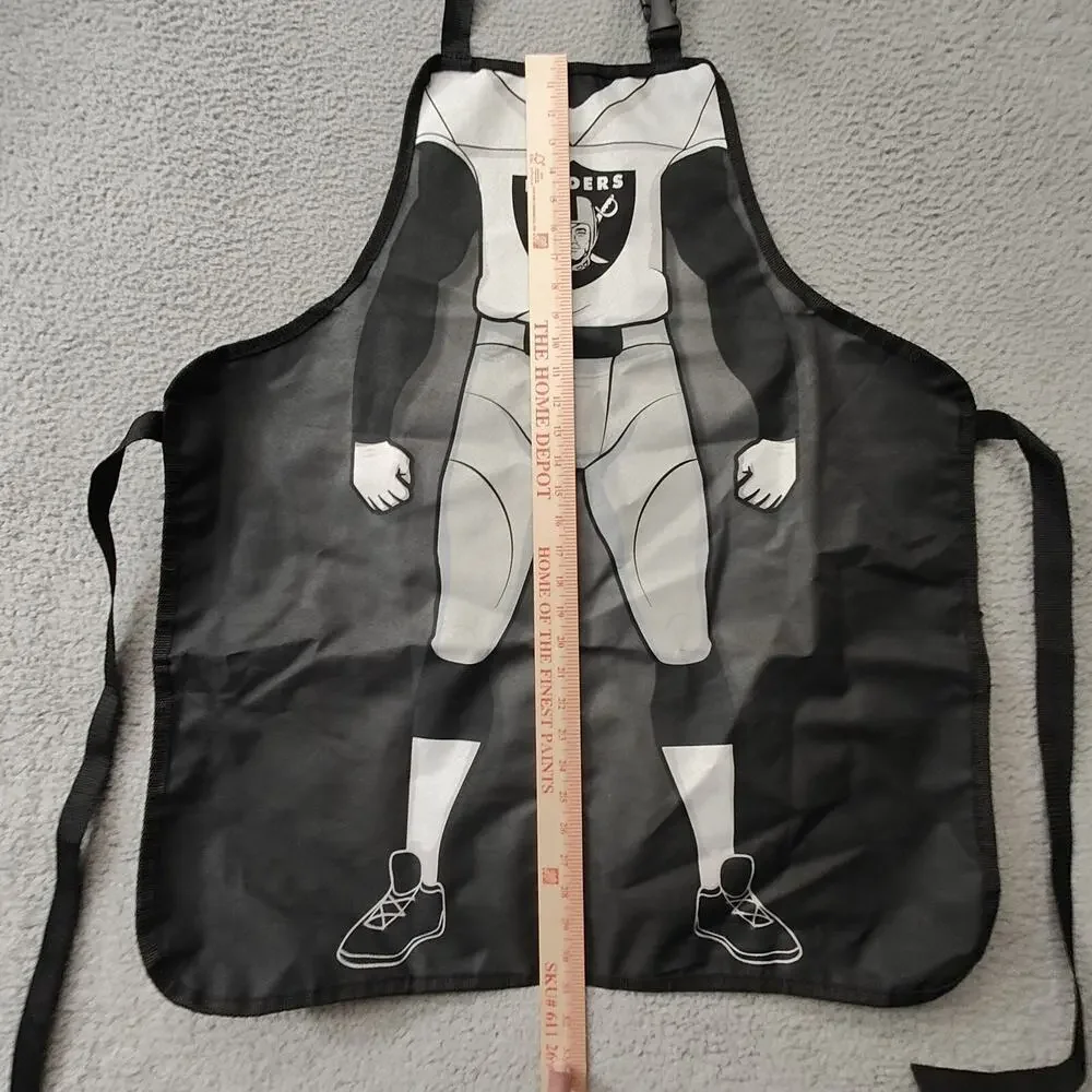 Las Vegas Raiders Apron Double-Sided NFL Team Los Angeles Oakland Football Team